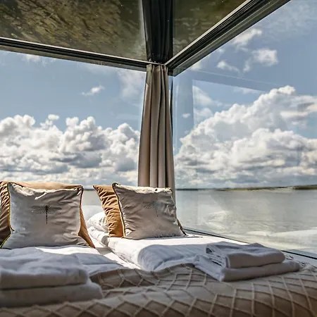 Ht Houseboats - Na Wodzie - Sauna, Motorowka, Rowerki Wodne Апартаменты Мельно